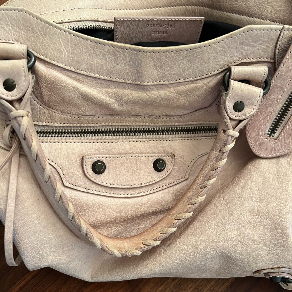 Balenciaga City Bag Classic Velo Nude